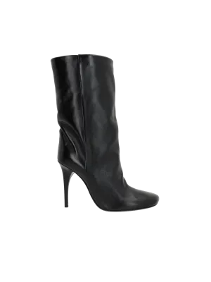 Bootube Shiny Leather Ankle Boots