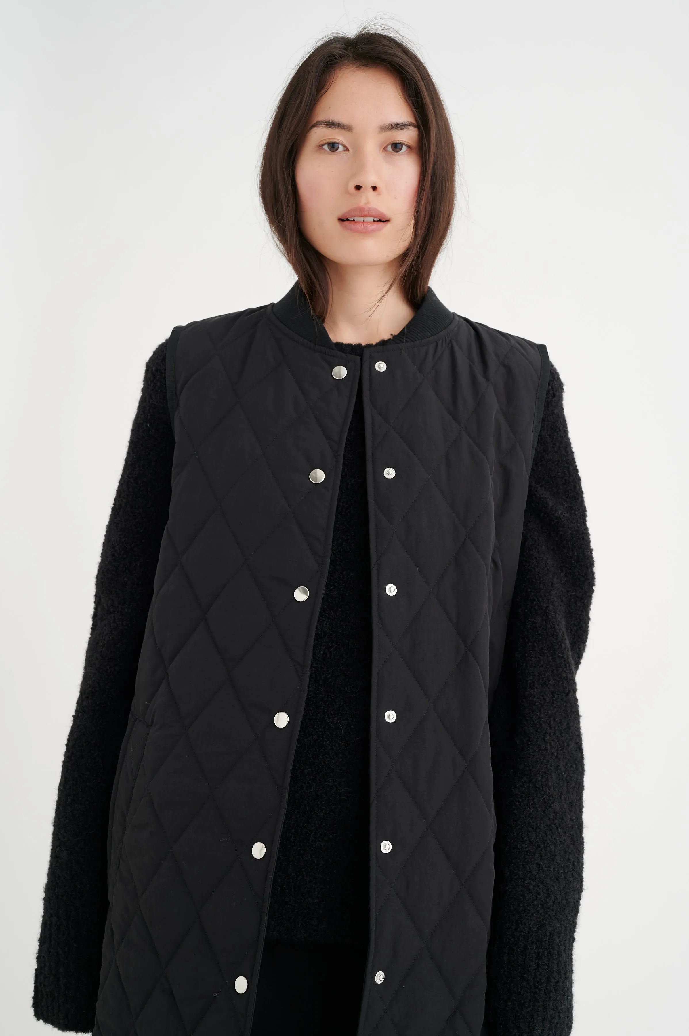 CallasIW Quilted Vest - Black