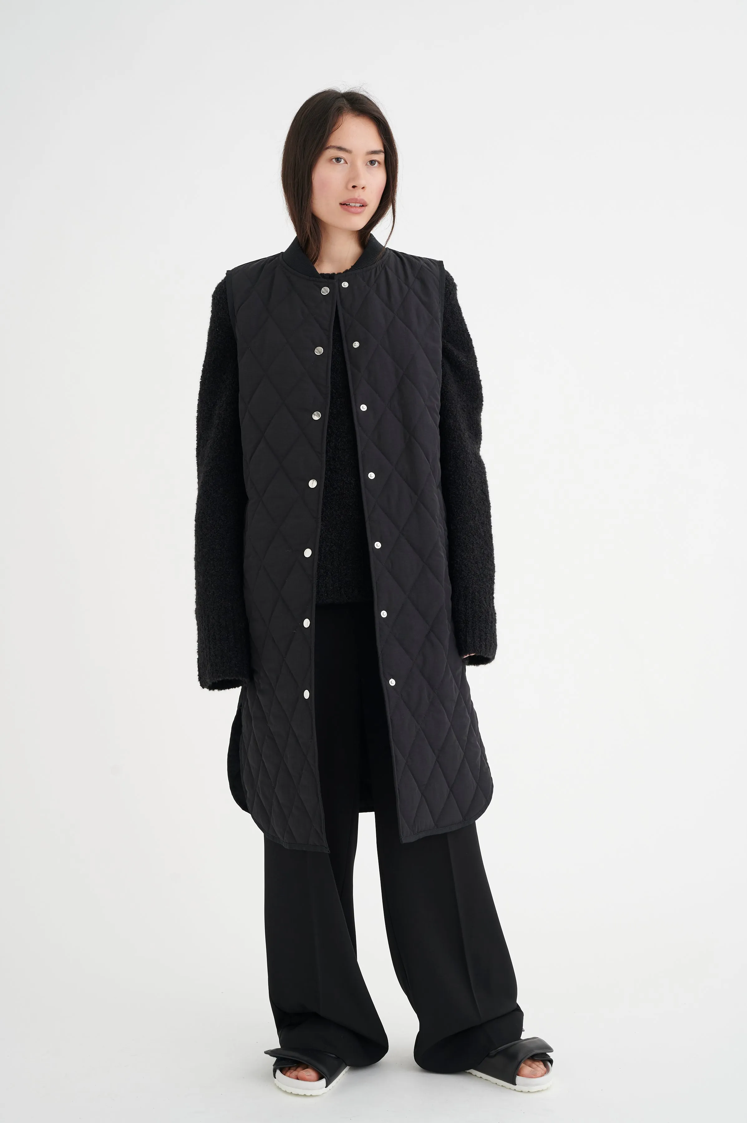 CallasIW Quilted Vest - Black