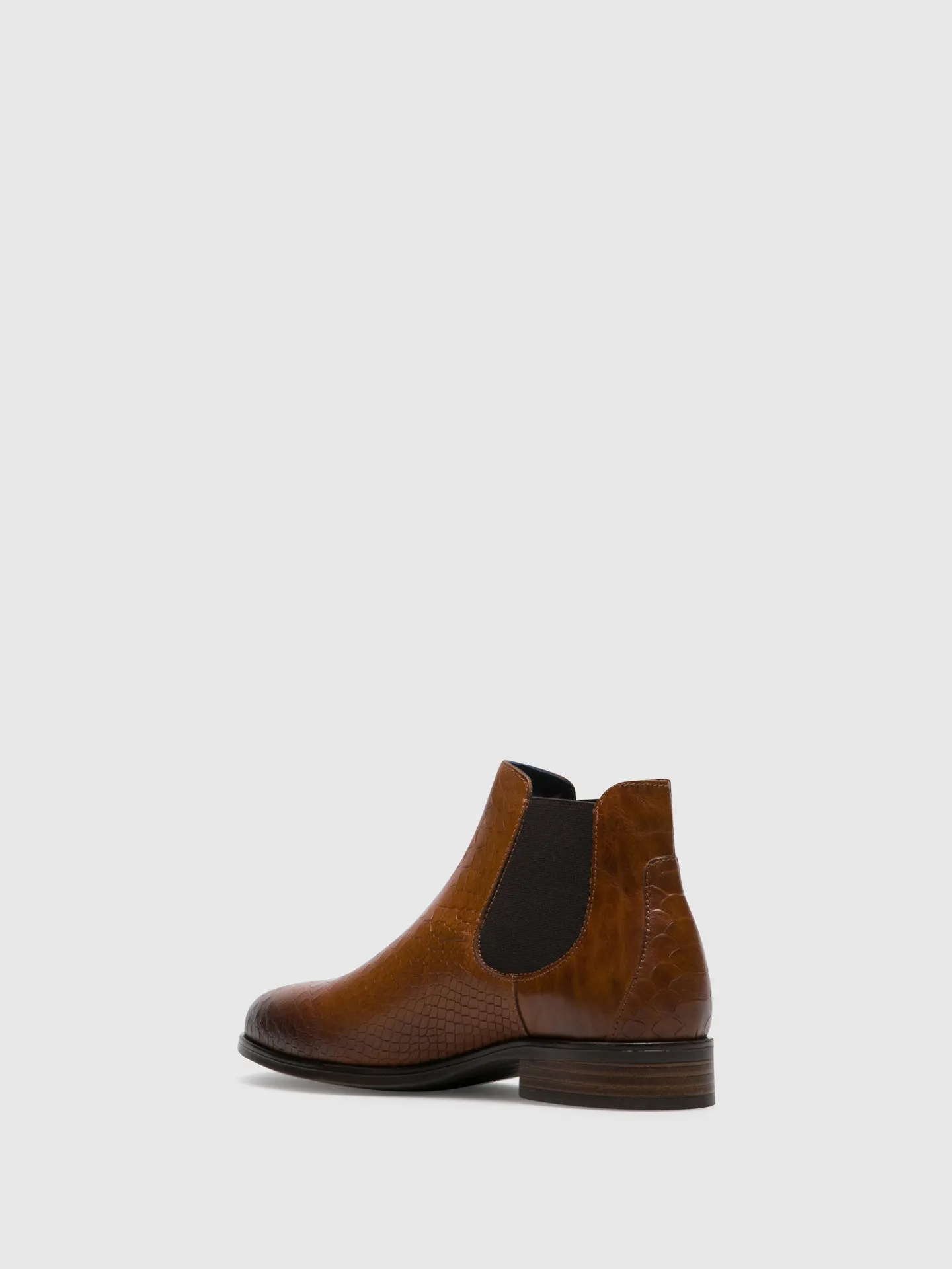Camel Elasticated Ankle Boots