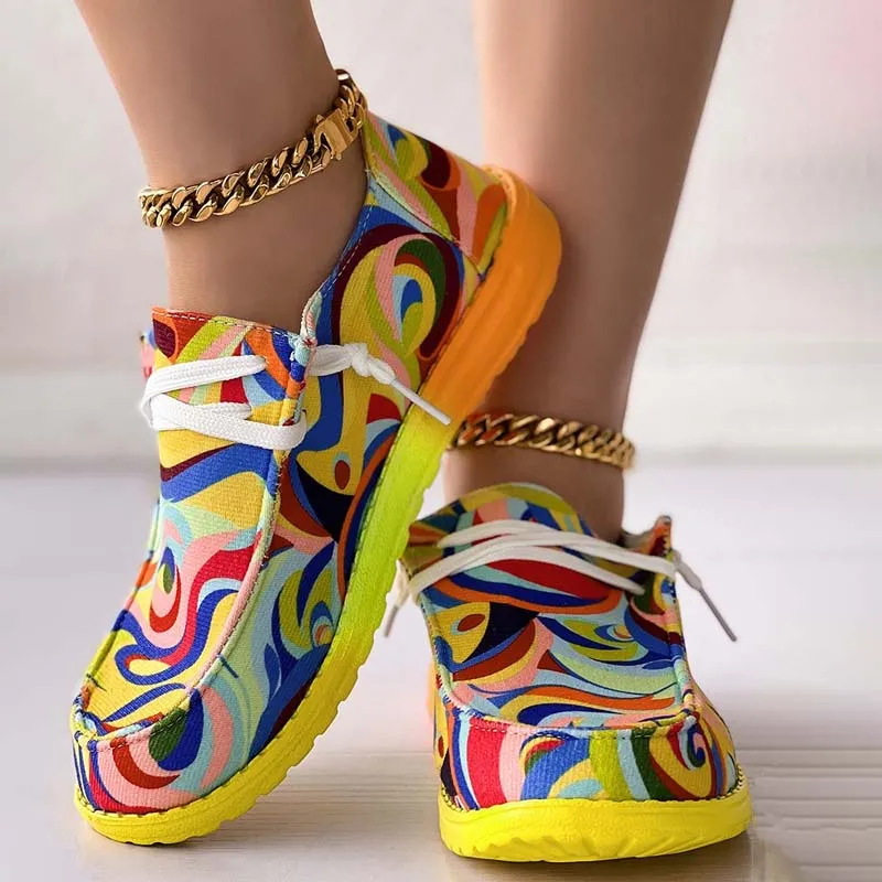 Casual kleurrijke sneakers