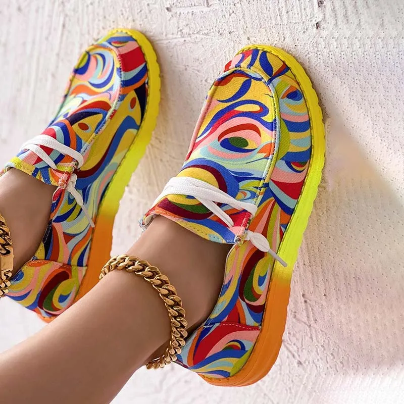 Casual kleurrijke sneakers