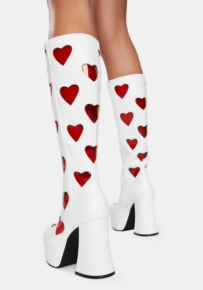 Cherry Retro Romance Go Go Boots