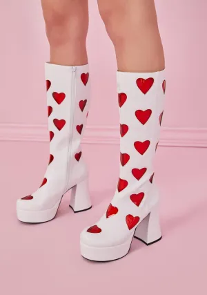 Cherry Retro Romance Go Go Boots