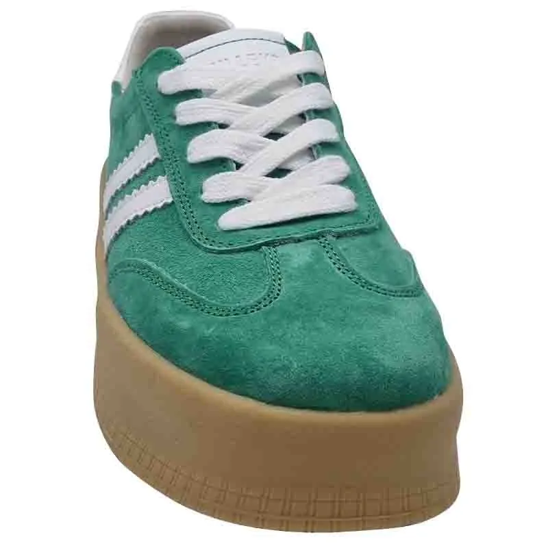 Drilleys Womens Green Platform Trainer - Seventy Eight