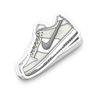 Dunk Low "Summit White Light Smoke Grey" Sneaker Sticker