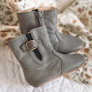 Dusty Gray Riding Boot