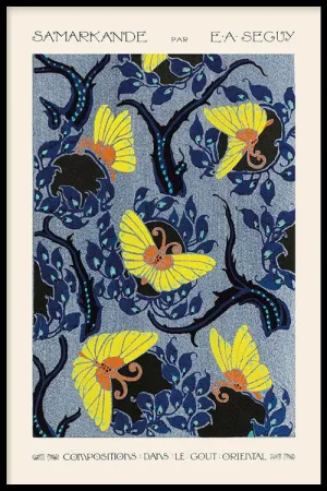 Emile-Alain Séguy - Butterfly Art Nouveau