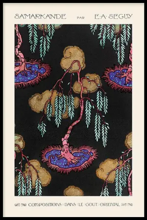 Emile-Alain Séguy - Tree pattern oriental