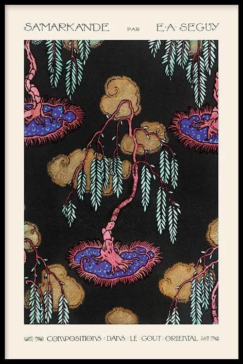 Emile-Alain Séguy - Tree pattern oriental
