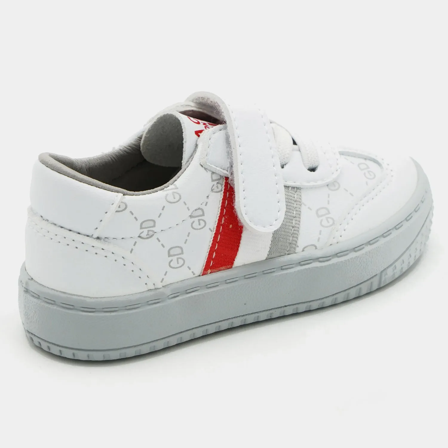 Girls Sneakers 2288C-White/Red