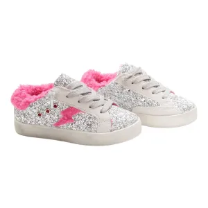 IVY GLITTER FUZZY BOLT SNEAKERS