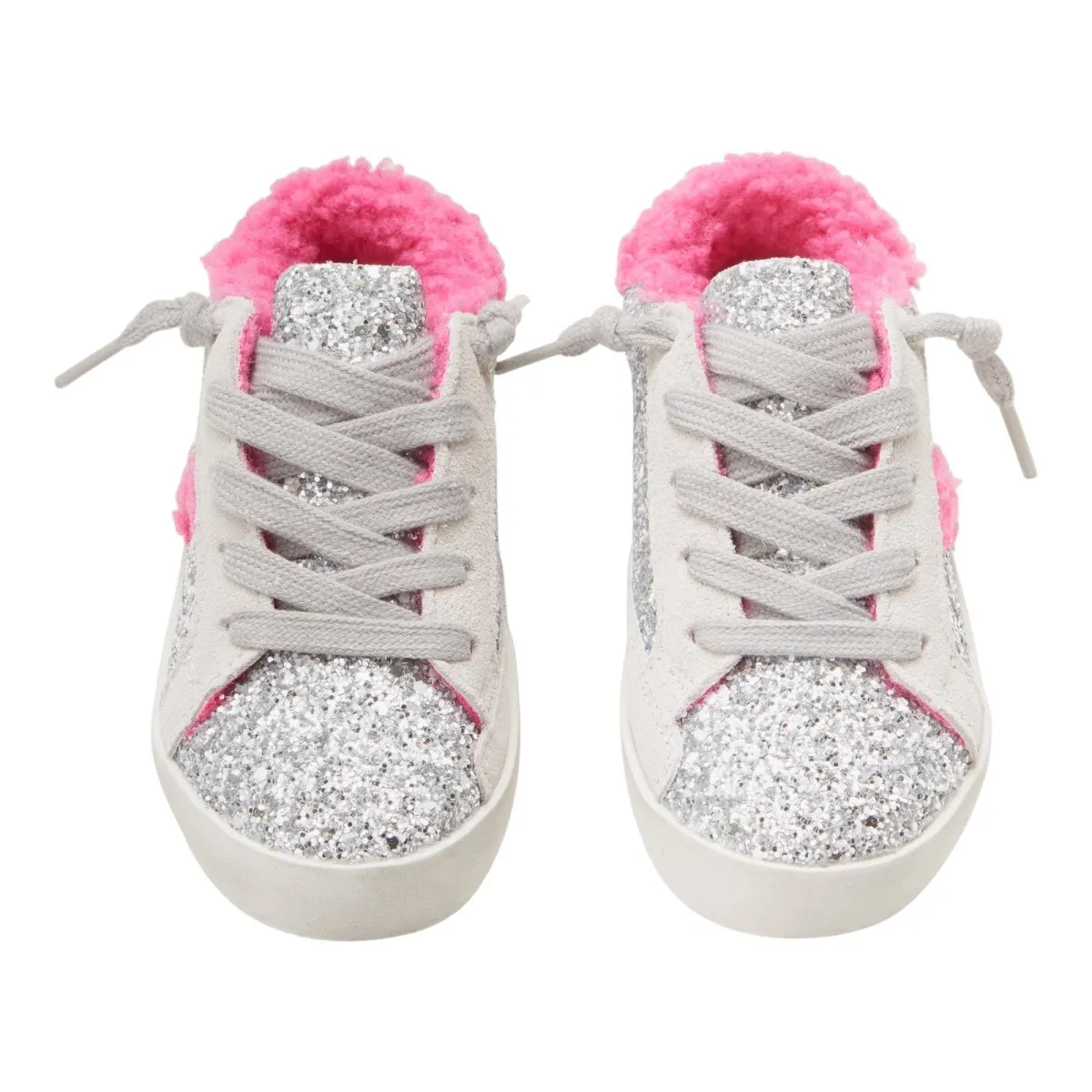 IVY GLITTER FUZZY BOLT SNEAKERS