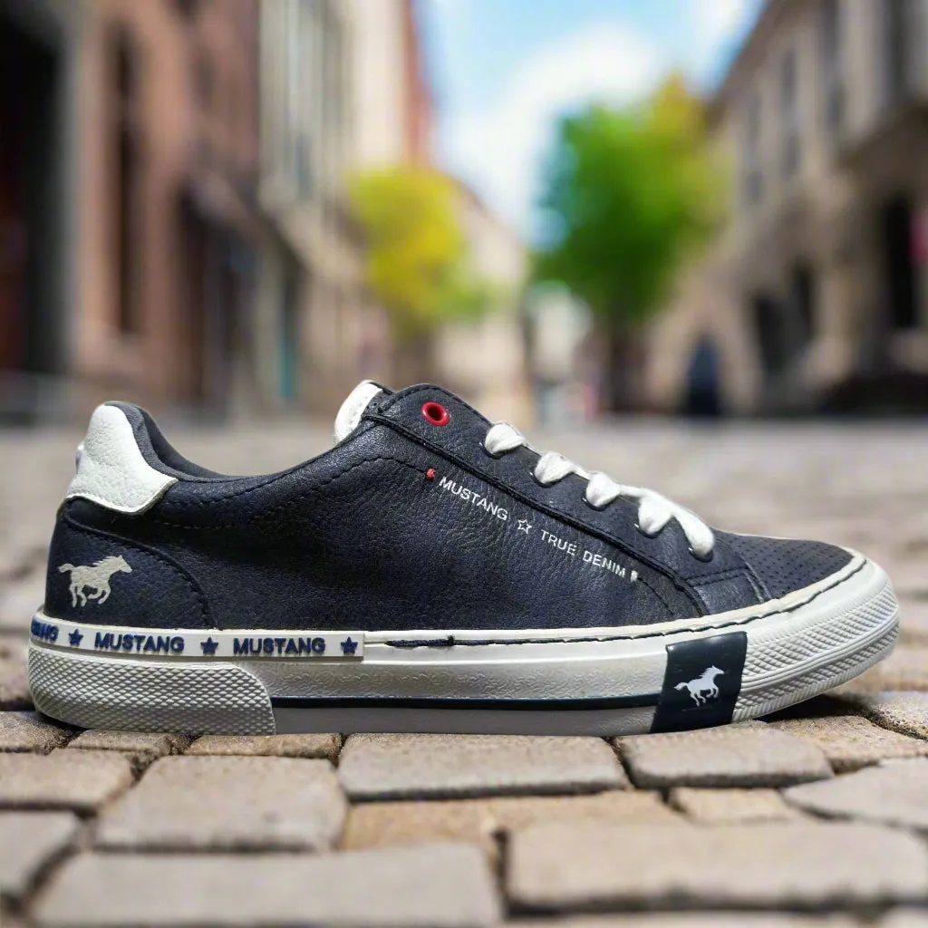 Mustang Women’s 1353-307-875 Sneakers in Navy Blue Size UK 4 / EU 37 / US 7