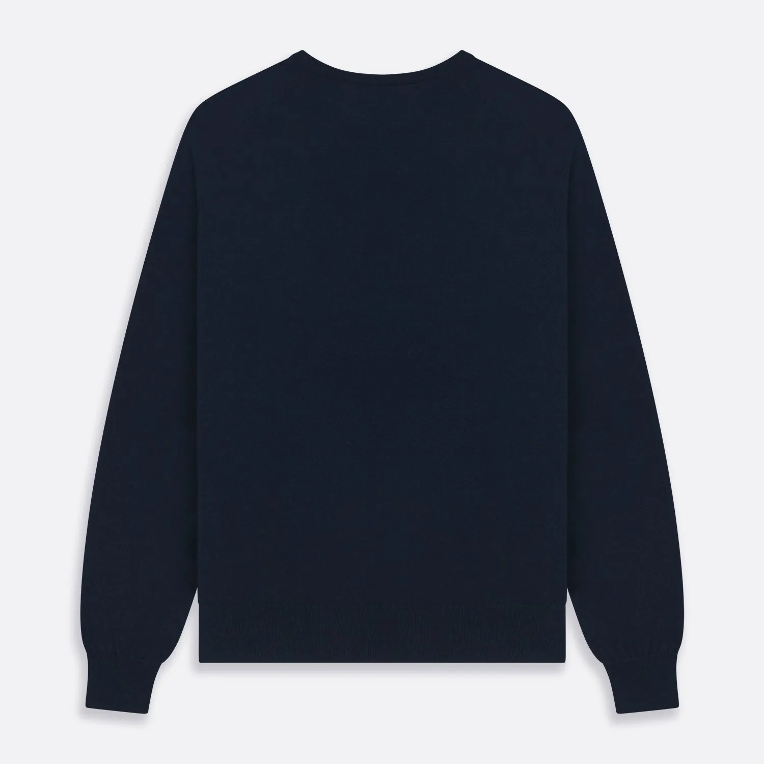Navy V-Neck Cashmere Jumper