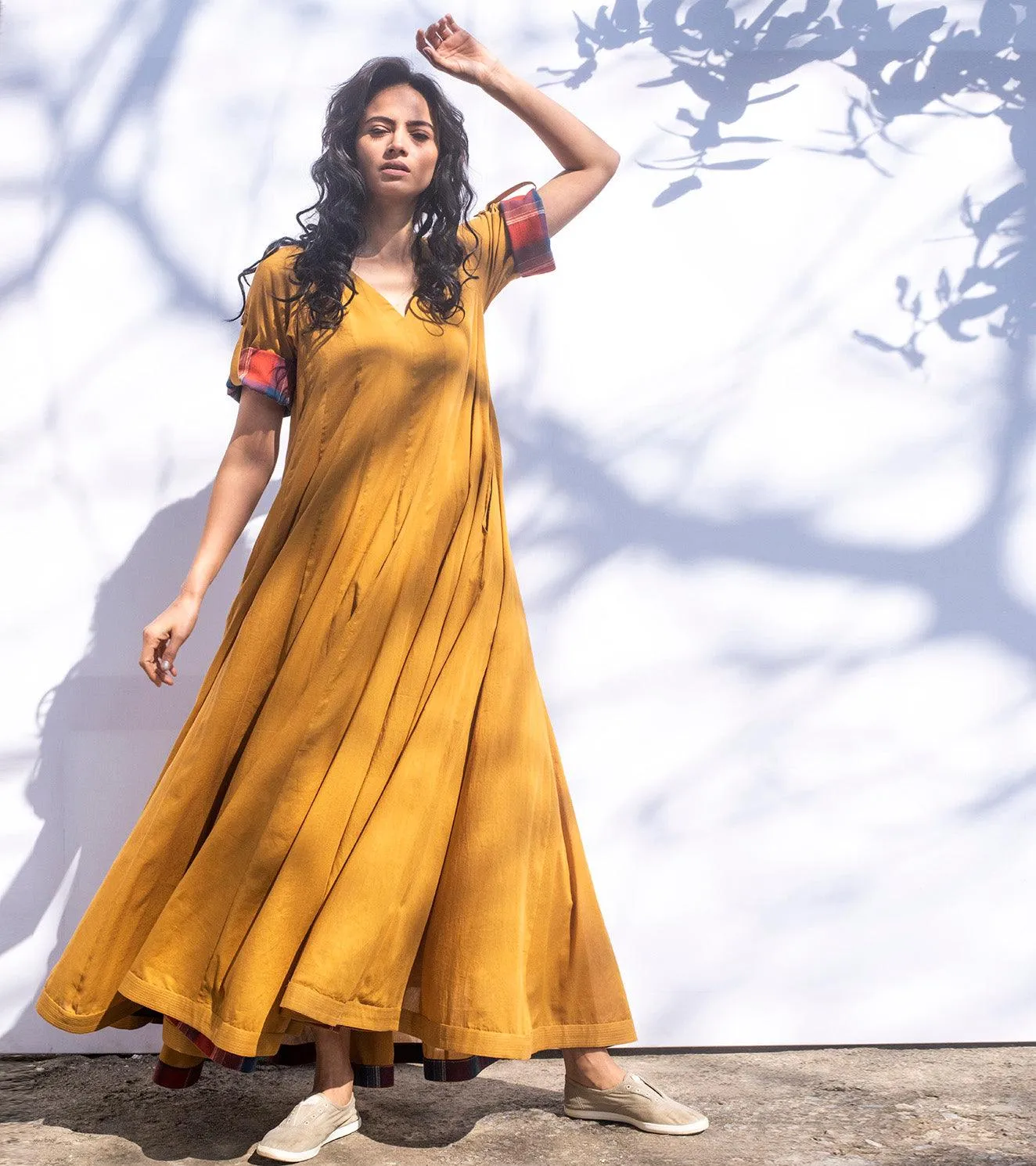 OCHRE GLOW GOWN
