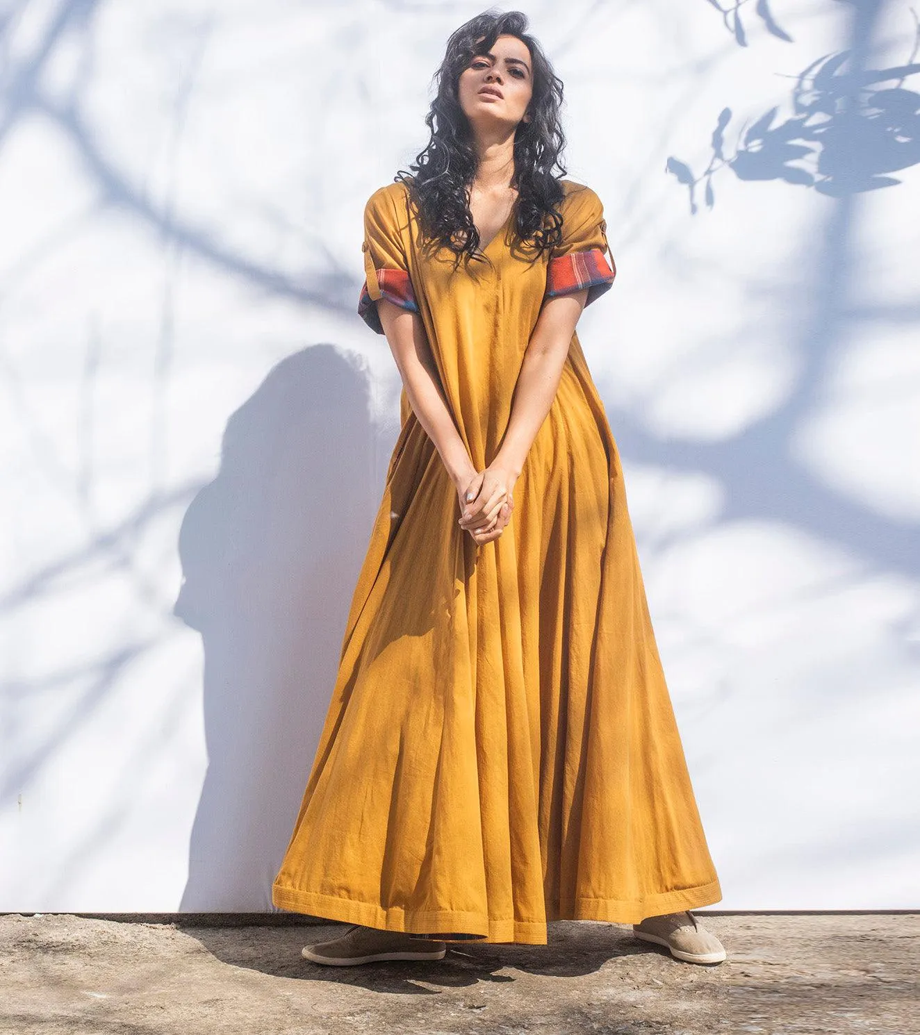 OCHRE GLOW GOWN