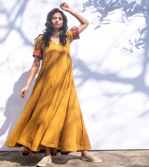 OCHRE GLOW GOWN