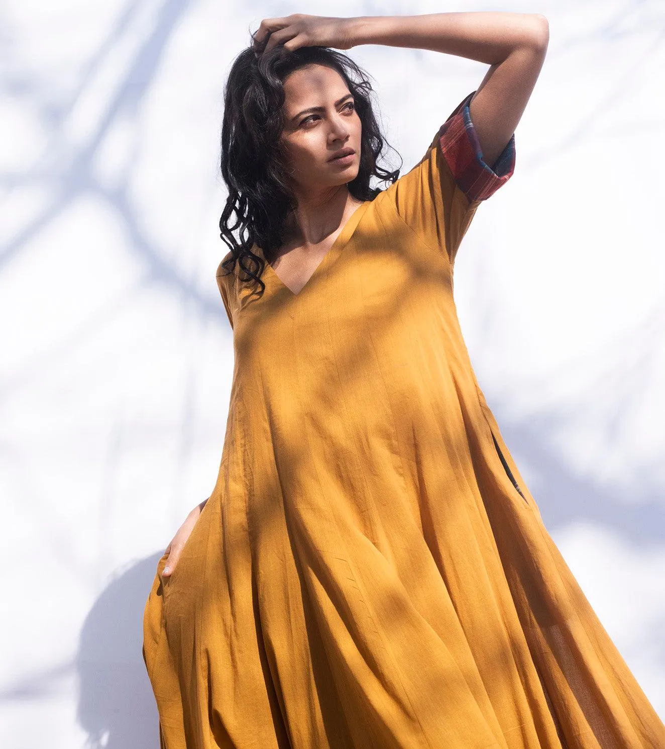 OCHRE GLOW GOWN