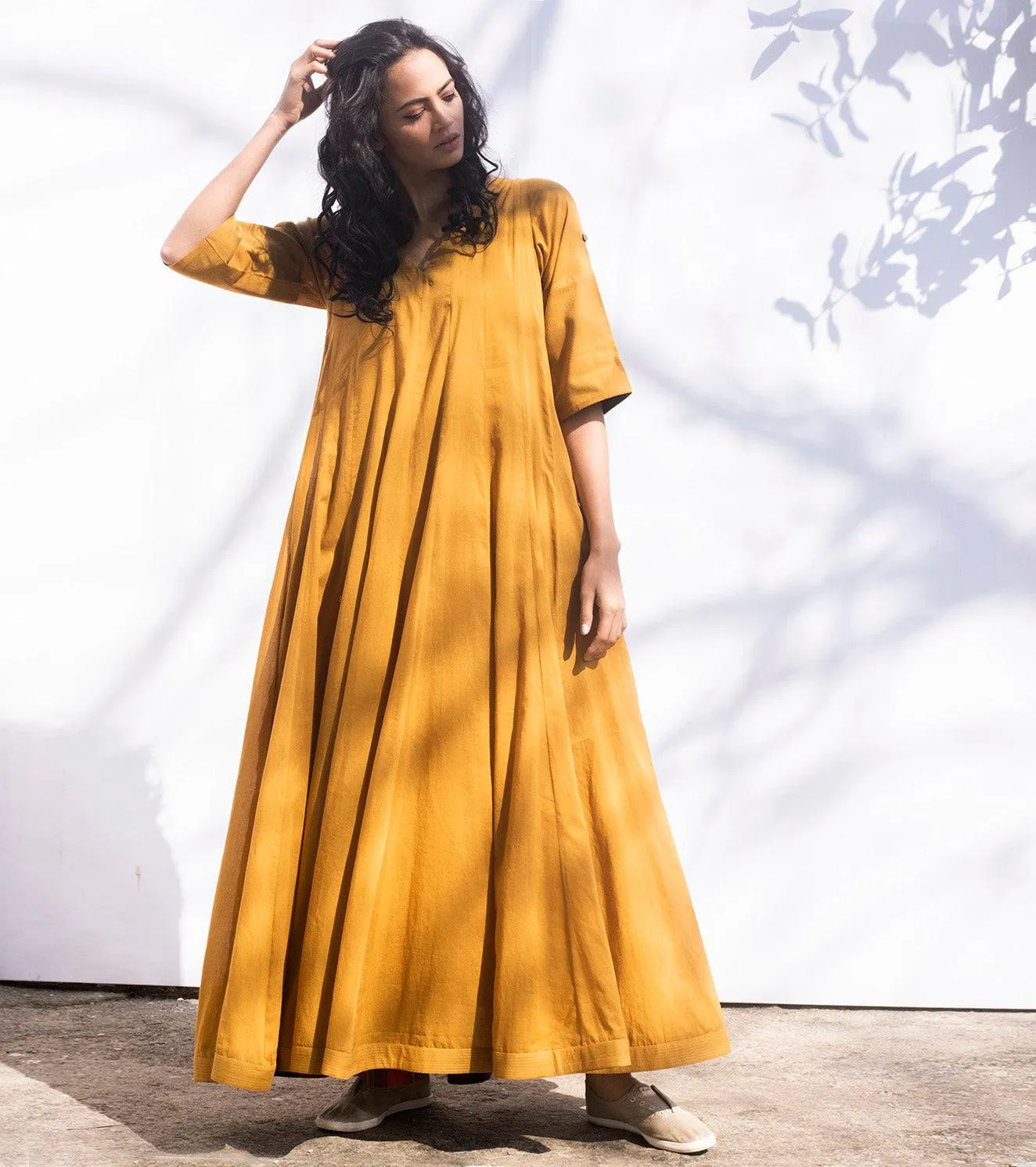 OCHRE GLOW GOWN