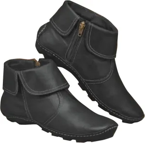 Platform Boots for Women Ankle Black Dress Booties for Women Mens Casual Boots Leather Pointed Toe Bootie for Women Keep Warm Flat Bottom Slip on Pointed Toe Leather Casual