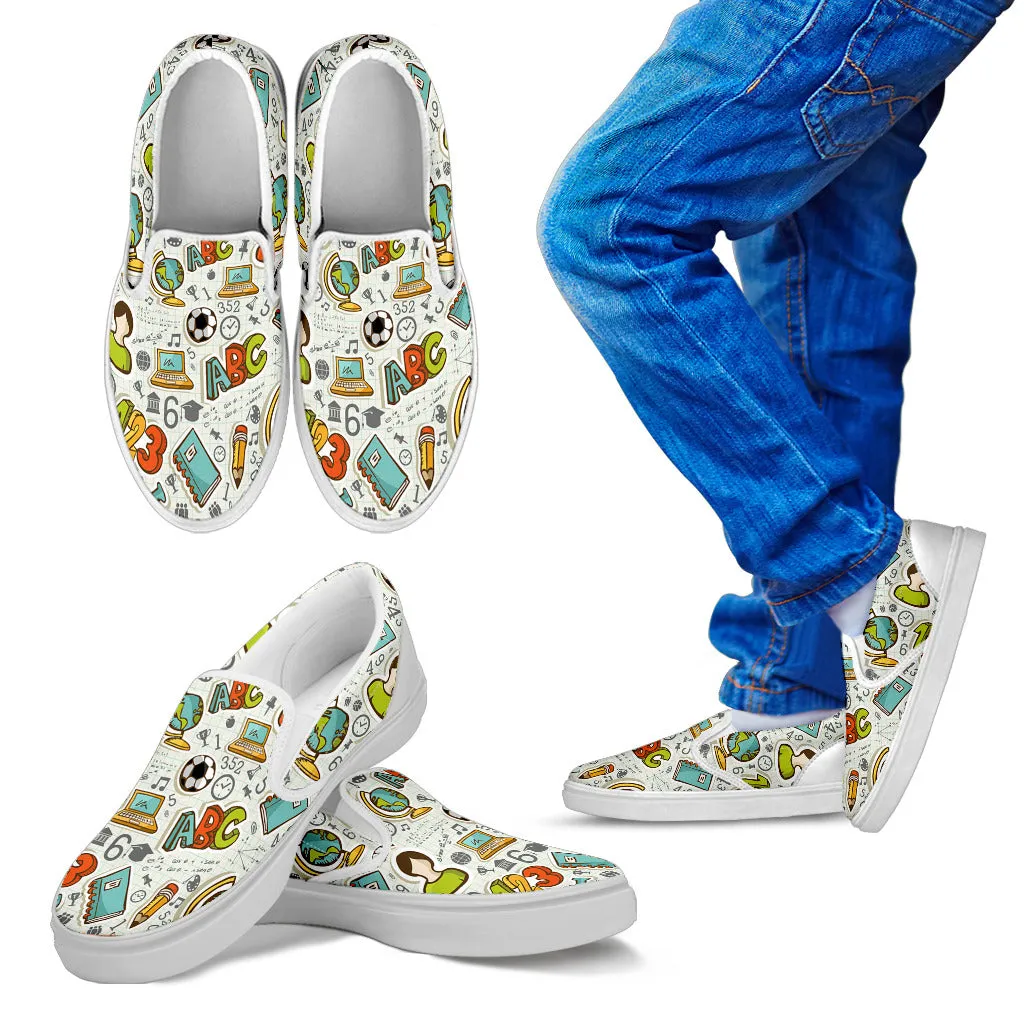 School Days Slip Ons