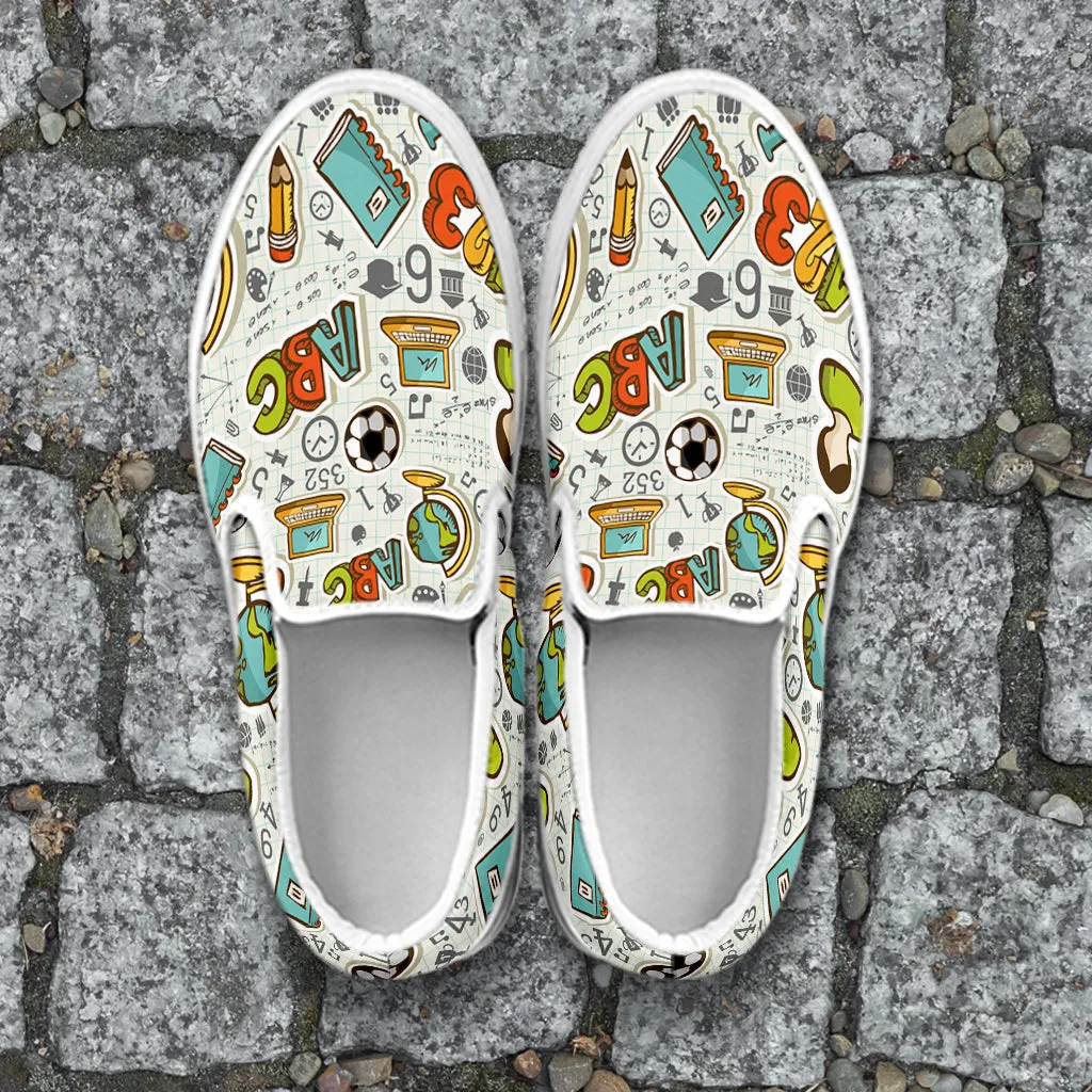 School Days Slip Ons