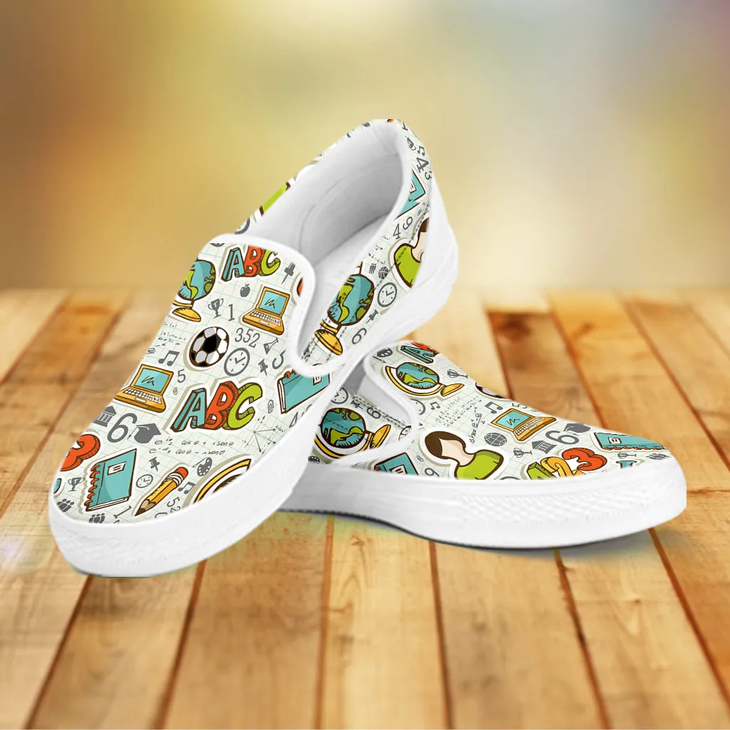 School Days Slip Ons