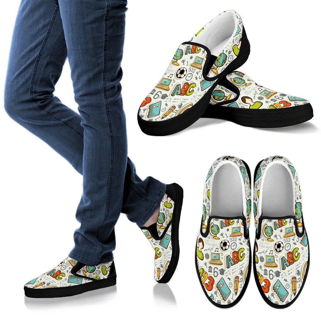 School Days Slip Ons