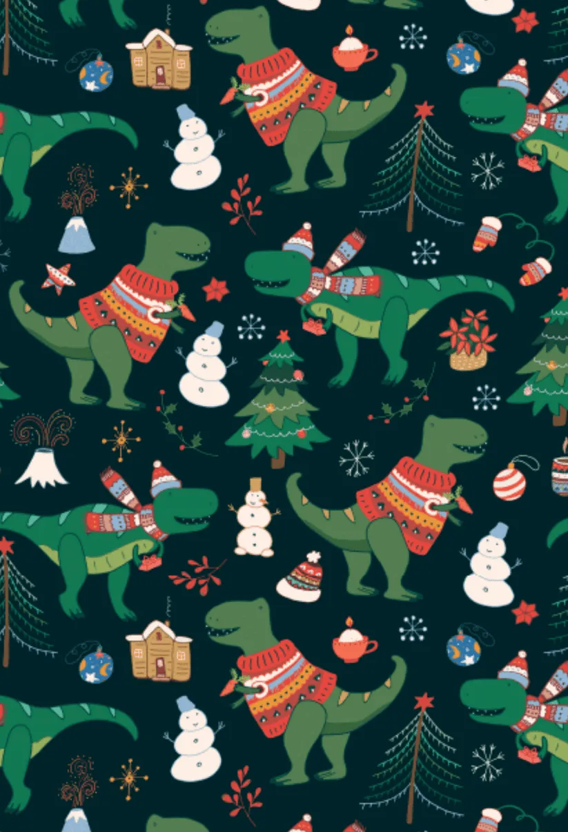 T-Rexmas Boot Socks