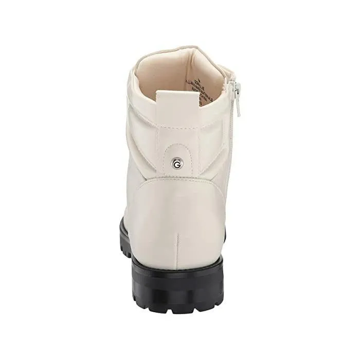Trendy side zipper lace-up boots