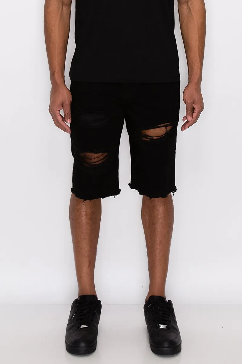Vibin' Distressed Shorts