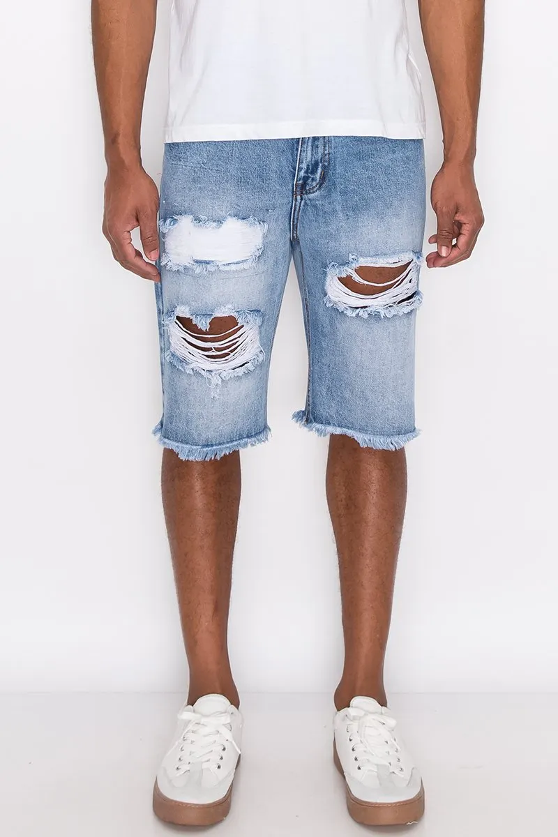 Vibin' Distressed Shorts
