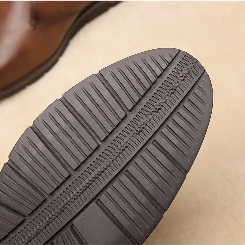 West Louis Men Casual Everyday Leather Ankle Boots