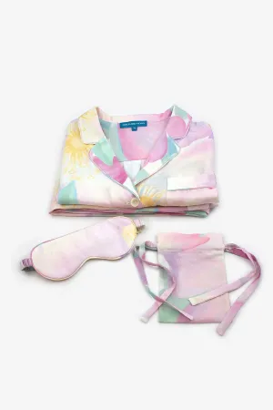 Wild Rose Pyjama Gift Set (Pyjamas & Eye Mask)
