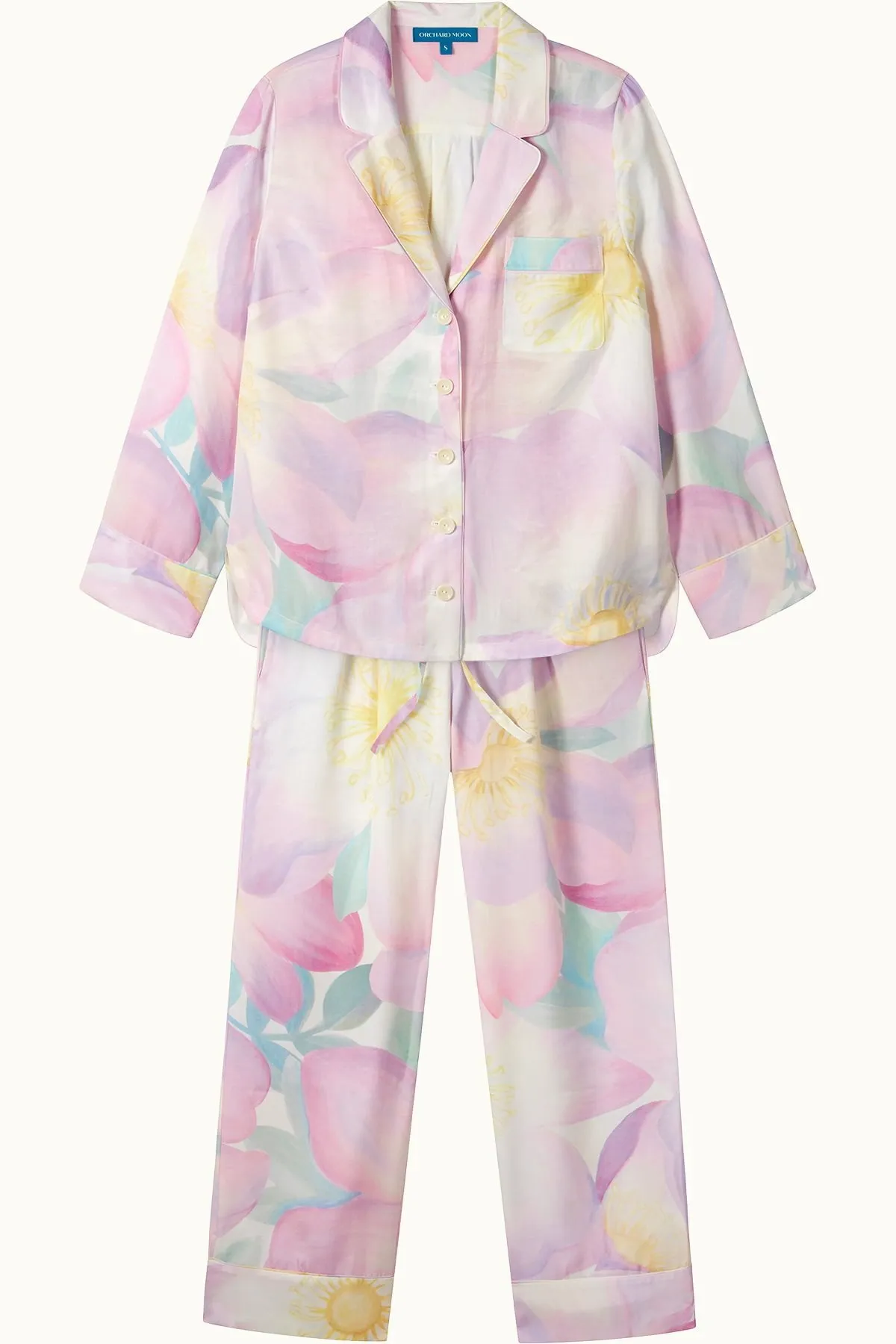 Wild Rose Pyjama Gift Set (Pyjamas & Eye Mask)