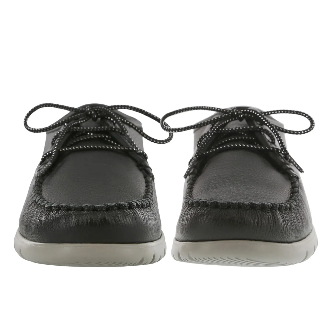 Women's Breezy Lace Up Moc Black